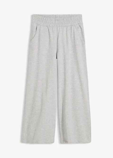 Sweatpants van biologisch katoen, 7/8 lengte, bonprix