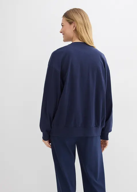 Sweatvest van puur biologisch katoen, bonprix