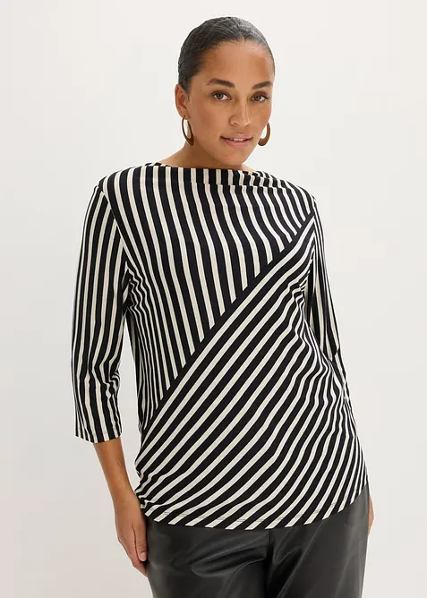 Shirt in een zachte viscosemix, bonprix