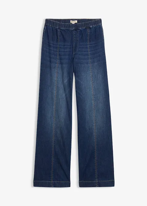 Wide leg jeans high waist, comfortband full length, bonprix