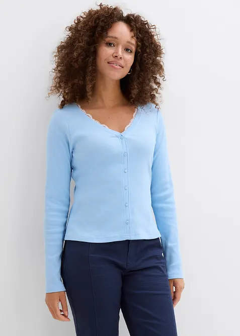 2-in-1 shirt van puur katoen, bonprix