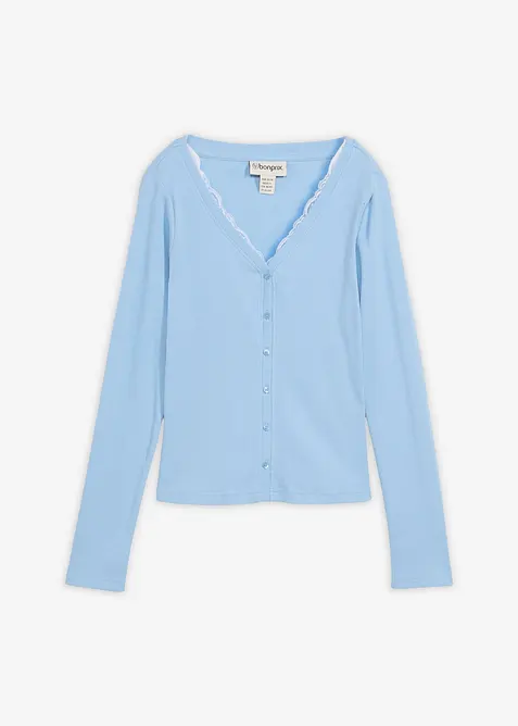 2-in-1 shirt van puur katoen, bonprix