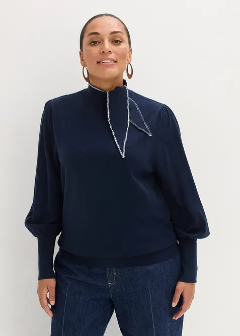 Trui van viscosemix, bonprix