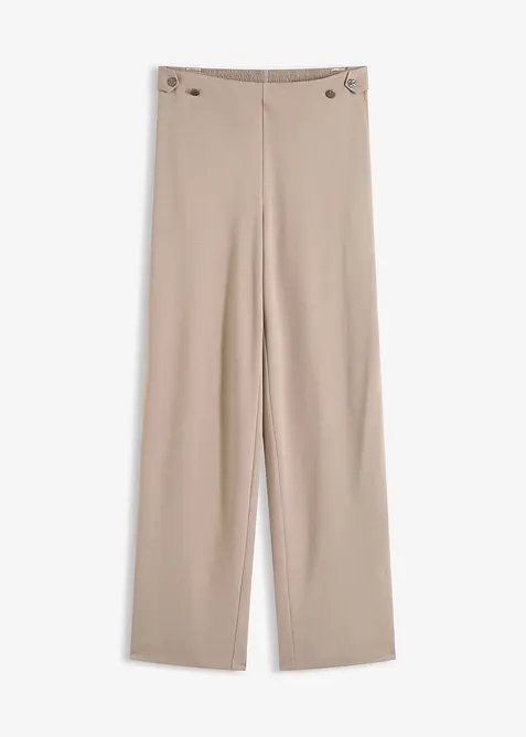 Jersey broek met sierbandjes, bonprix