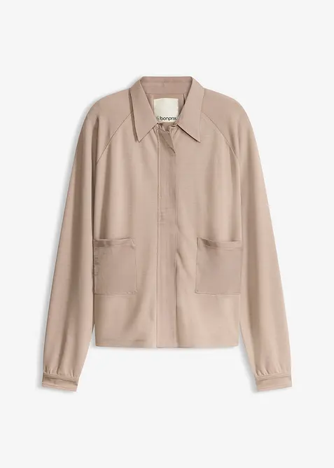 Lichte jas van Punto di Roma met satijnen rand, bonprix