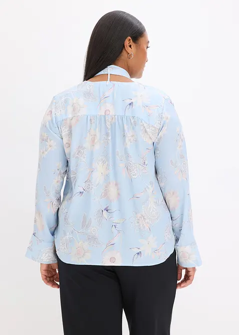 Tuniek van elegant satijn, bonprix