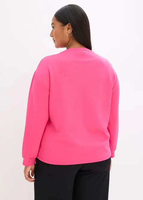 Sweater met applicatie, bonprix