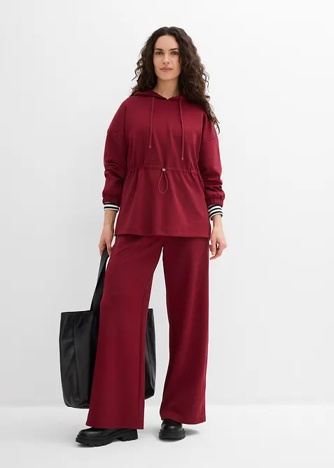 Lange sweater van zachte scuba, bonprix