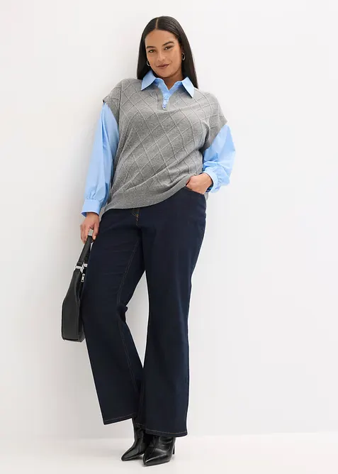 Trui met blouse-inzet, bonprix