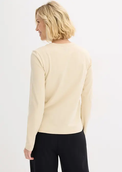 Longsleeve met biologisch katoen, bonprix