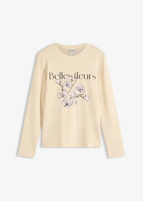 Longsleeve met biologisch katoen, bonprix