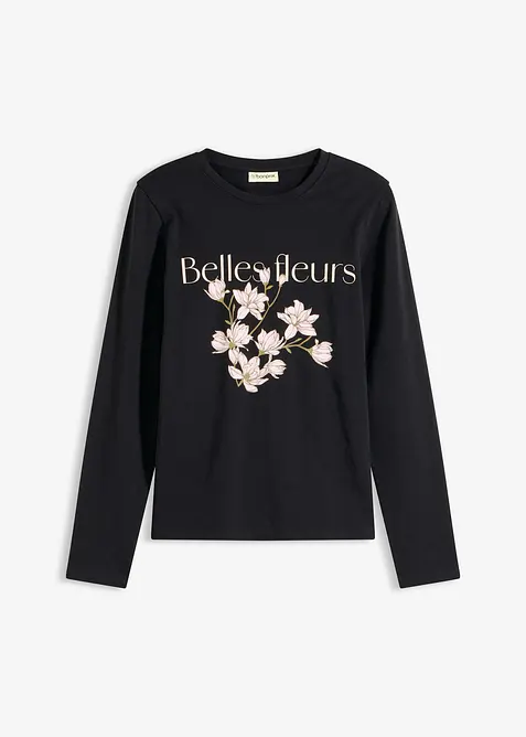 Longsleeve met biologisch katoen, bonprix