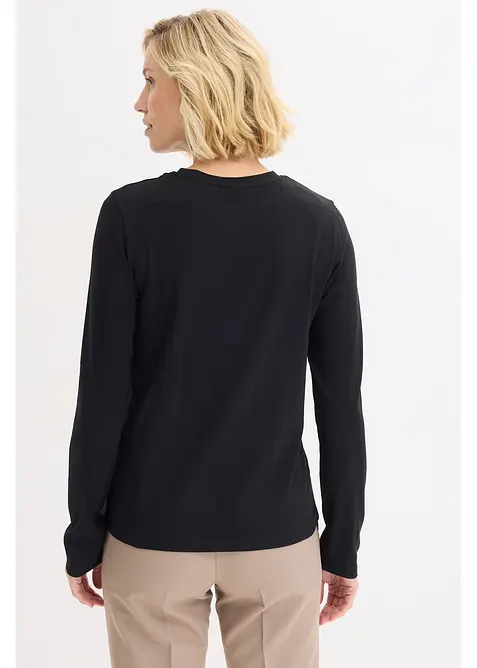 Longsleeve met biologisch katoen, bonprix