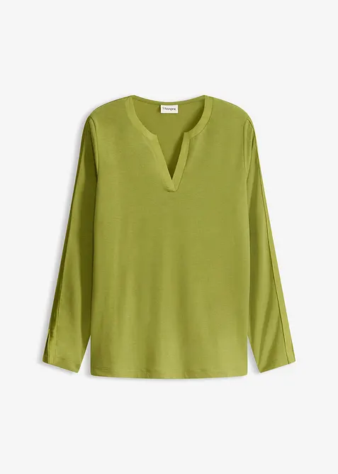 Longsleeve met splitten, bonprix