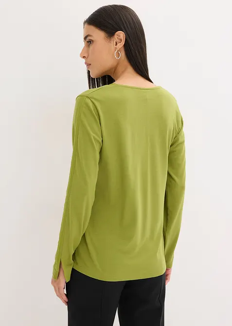 Longsleeve met splitten, bonprix