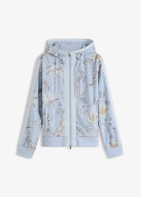 Sweatvest met print, bonprix