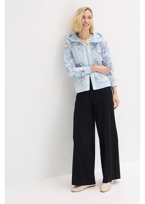 Sweatvest met print, bonprix