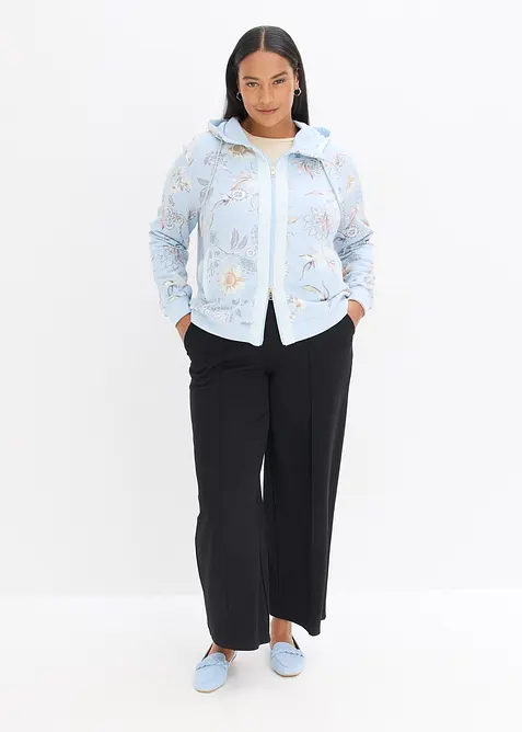 Sweatvest met print, bonprix