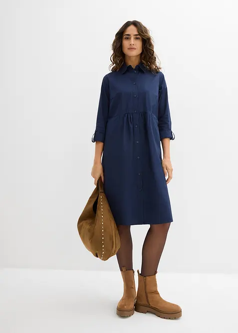 Overhemdjurk van puur katoen, bonprix