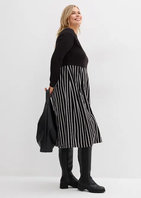 Midi jurk van katoen-jersey, bonprix