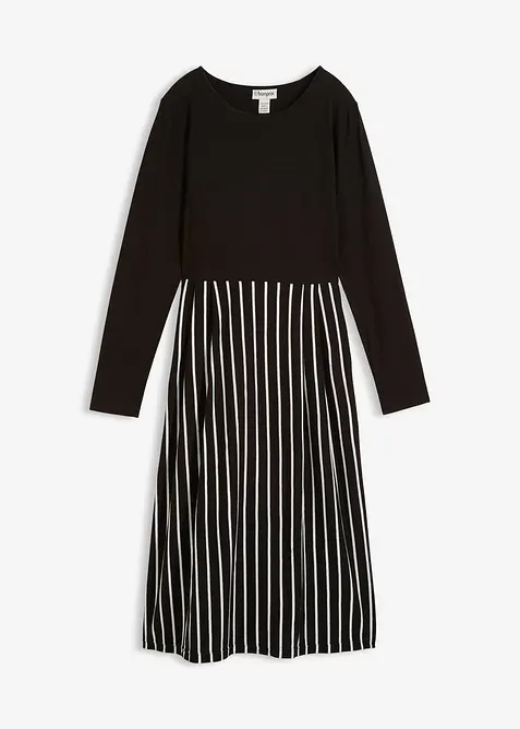 Midi jurk van katoen-jersey, bonprix