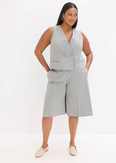 Kostuumgilet met krijtstrepen, bonprix