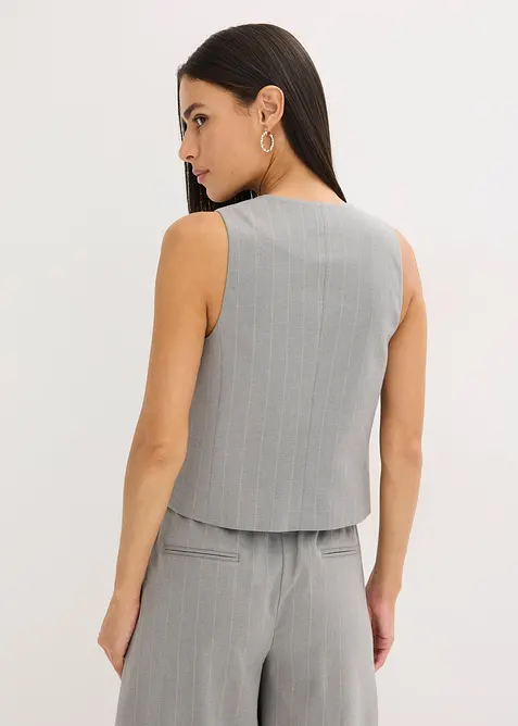 Kostuumgilet met krijtstrepen, bonprix