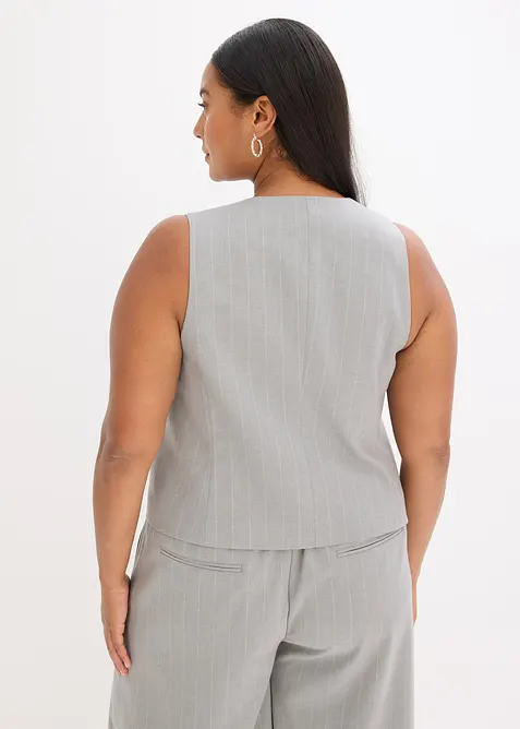 Kostuumgilet met krijtstrepen, bonprix