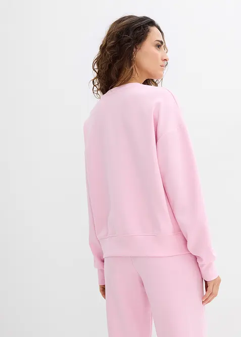 Sweater van zacht scuba, bonprix