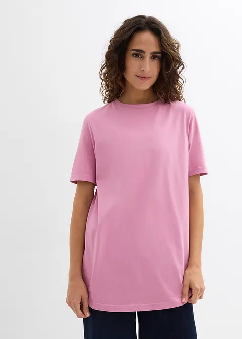 Longshirt van biologisch katoen (set van 2), bonprix