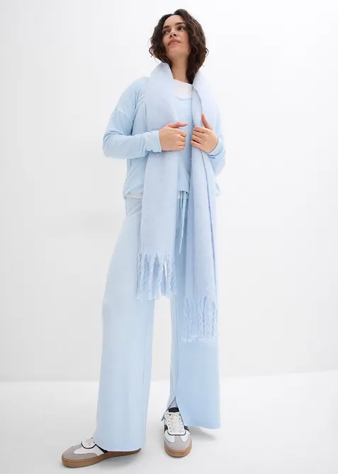 Jersey broek in gebreide look, bonprix