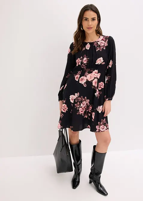 elegante tuniekjurk van viscose, bonprix