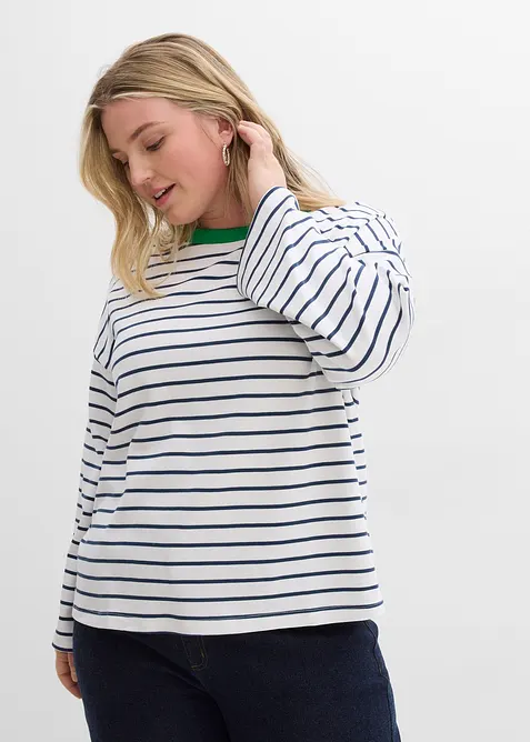 Longsleeve van biologisch katoen, bonprix