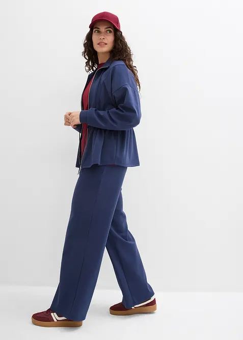 Sweatvest van zacht scuba, bonprix