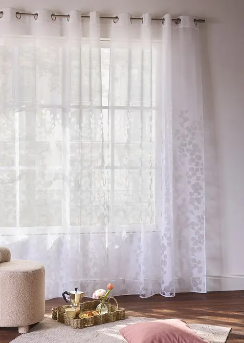 Burn-out gordijn (1 stuk), bonprix