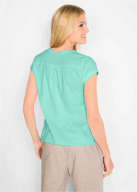 Katoenen shirt, korte mouw, bonprix