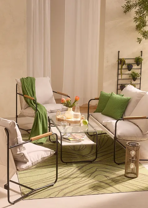 Wafelpiqu&eacute; kussenhoes (set van 2), bonprix