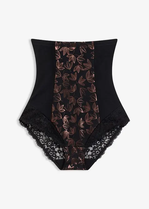 Sterk corrigerende high waist slip met glanseffect, bonprix