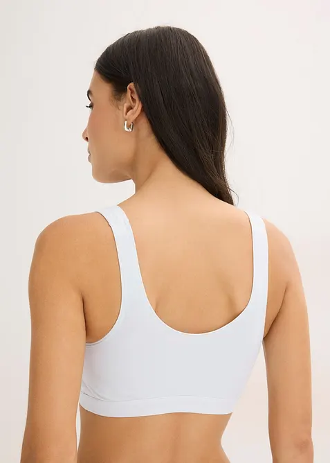 Bralette met biologisch katoen (set van 3), bonprix