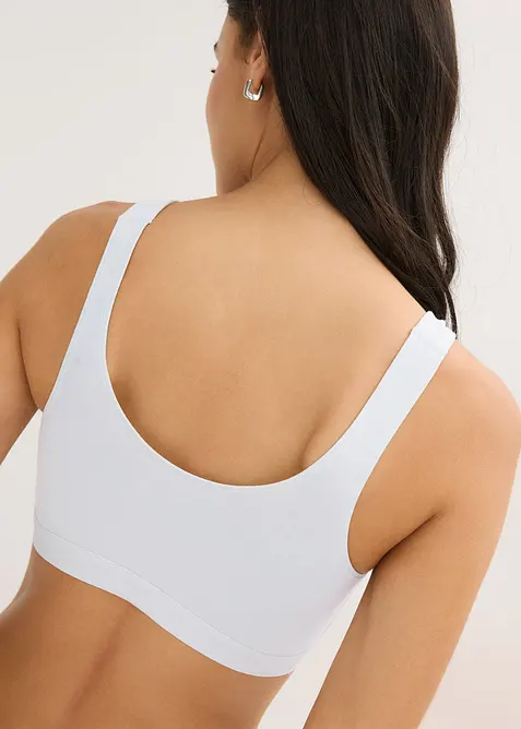 Bralette met biologisch katoen (set van 3), bonprix