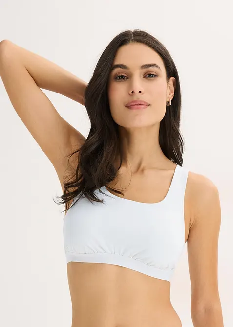 Bralette met biologisch katoen (set van 3), bonprix