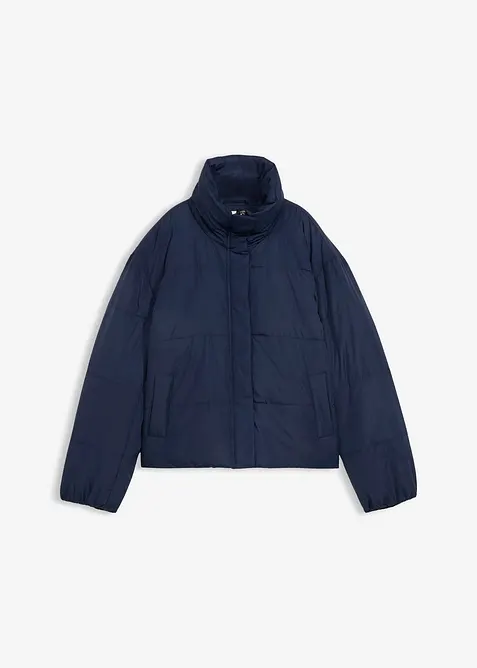 Gewatteerde jas met opstaande kraag, bonprix