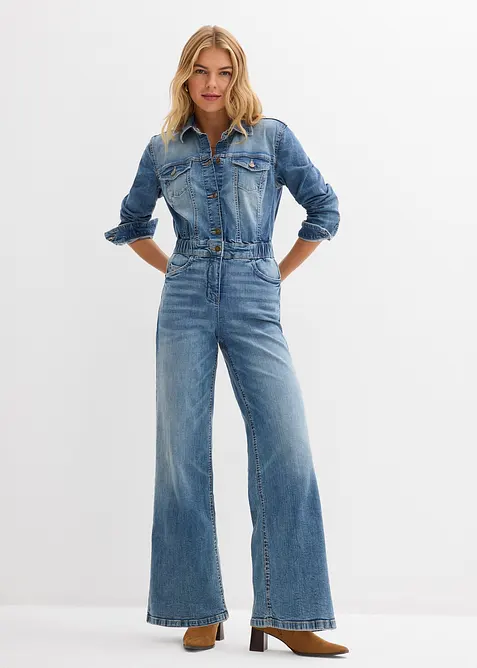 Jeans jumpsuit, bonprix