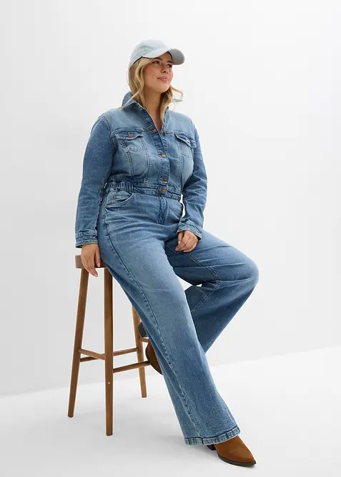 Jeans jumpsuit, bonprix