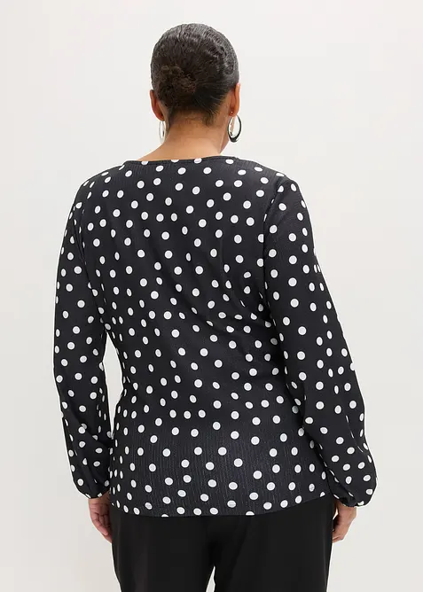 Gedessineerd shirt van gestructureerde jersey, bonprix