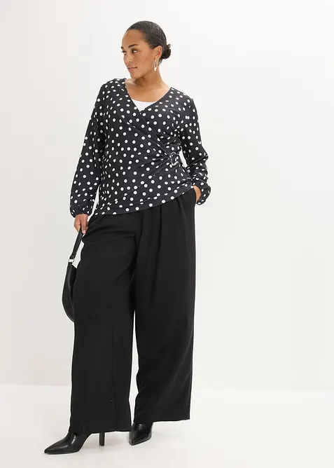 Gedessineerd shirt van gestructureerde jersey, bonprix