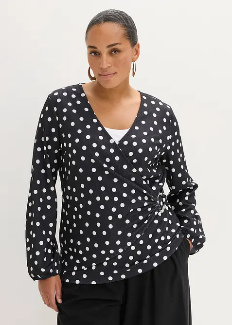 Gedessineerd shirt van gestructureerde jersey, bonprix