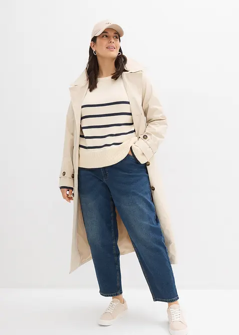 Mom jeans high waist, cropped, bonprix