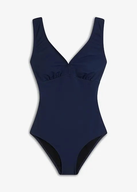 Corrigerend badpak met V-hals, sterk corrigerend, bonprix