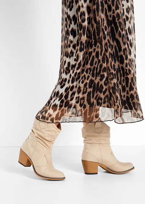 Cowboylaarsjes met plooitjes, bonprix